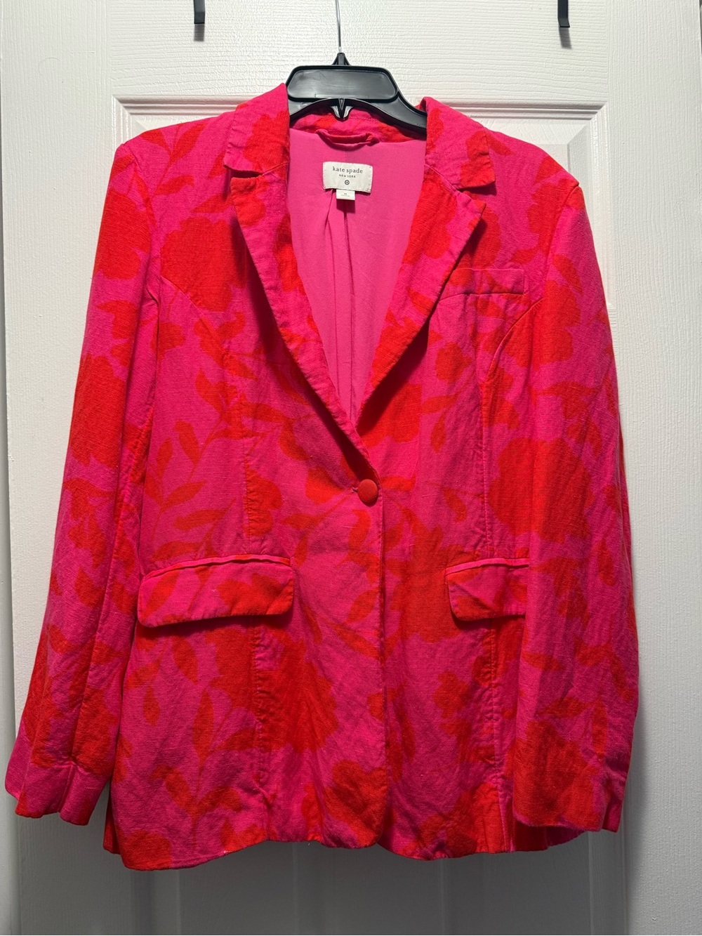 kate spade Pink & Red Floral Blazer AND Trousers